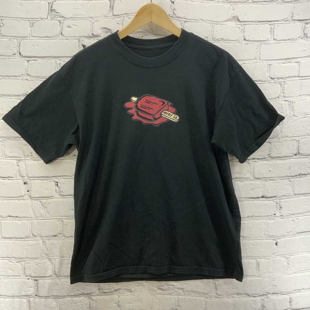 The Nike Tee Mens Sz S Black Melting Popsicle Decal
